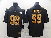 Men's Los Angeles Rams #99 Aaron Donald 2020 Black Leopard Print Fashion Limited Football Stitched Jersey Dzhi,baseball caps,new era cap wholesale,wholesale hats